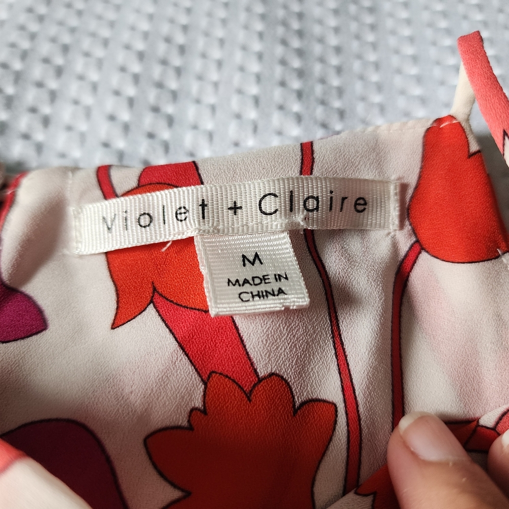 NWOT Violet & Claire Sleeveless Blouse - Picture 7 of 7